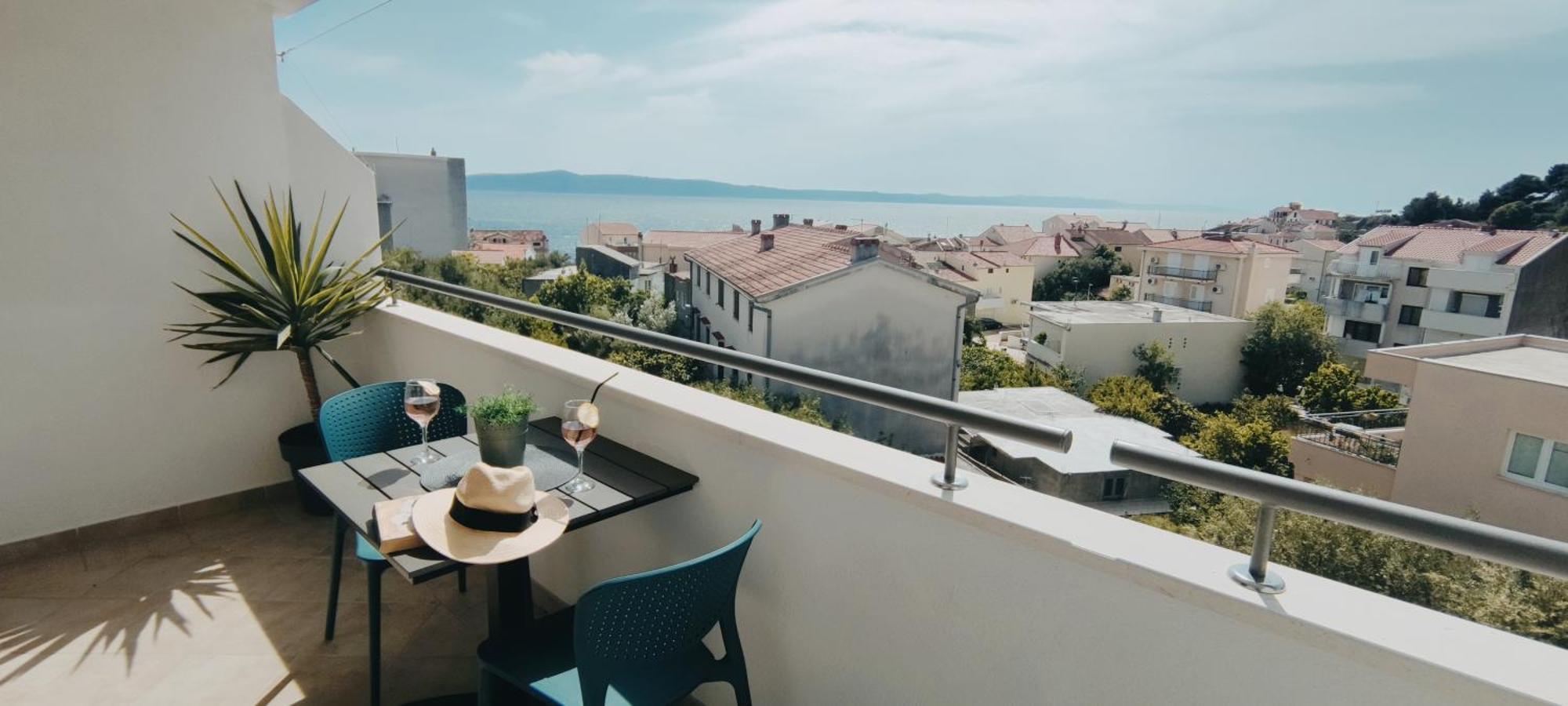 Sea View Ela Apartments Podgora Exteriör bild